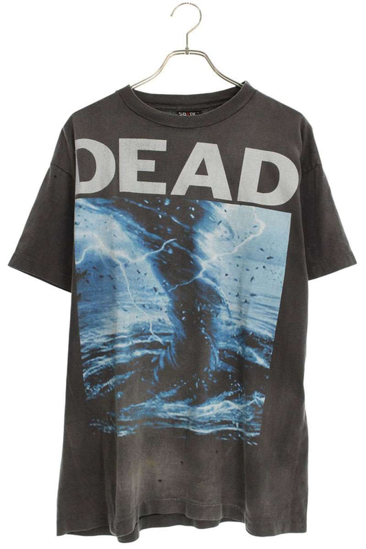 SAINT MICHAEL 24SS DEAD Print Vintage Tee black Size M