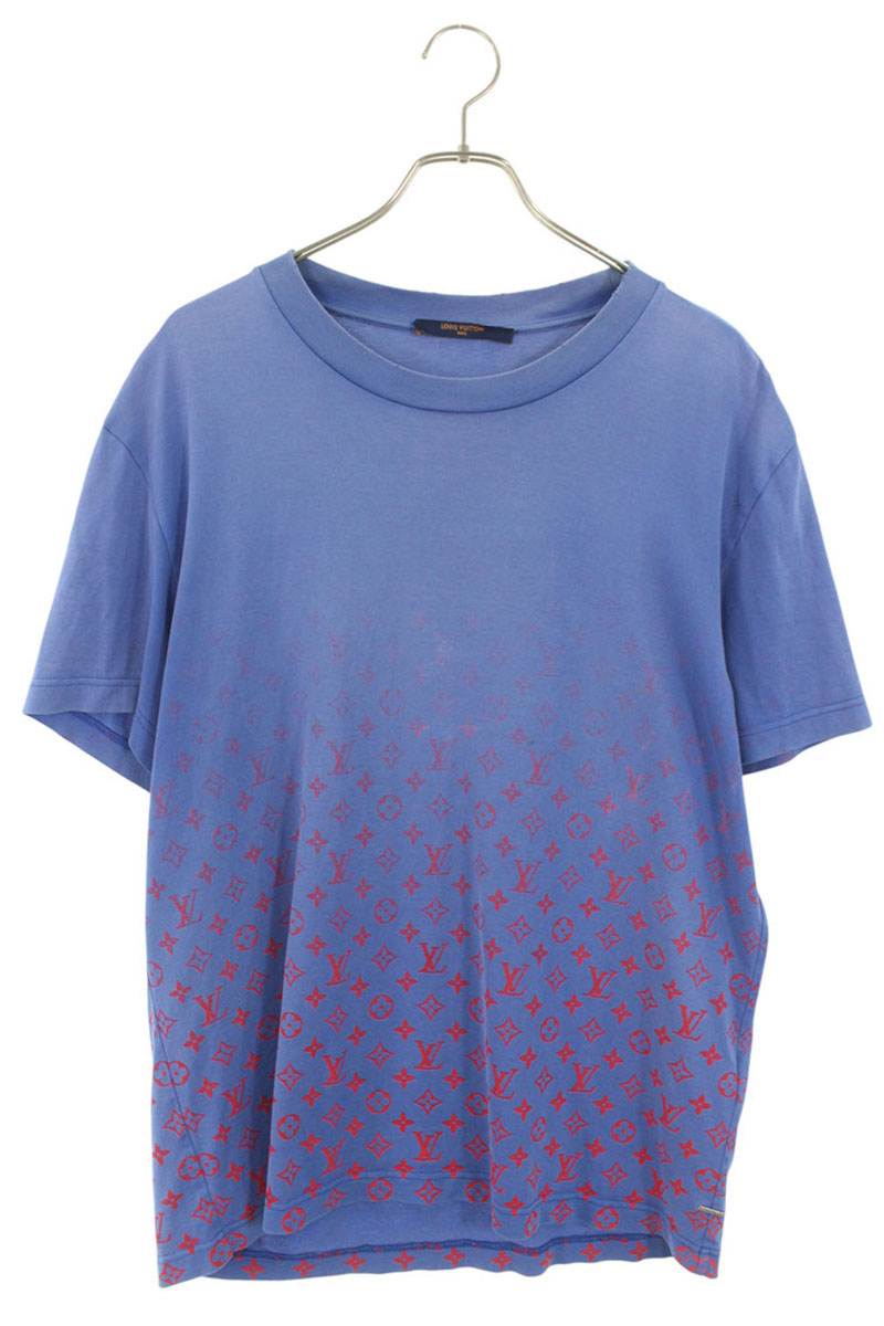 Louis Vuitton T-Shirt Blue x Red Size XL