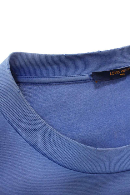Louis Vuitton T-Shirt Blue x Red Size XL
