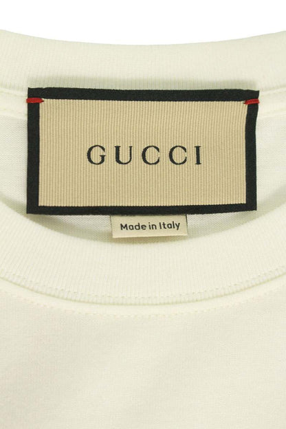 GUCCI 23AW Front Print Tee White Size XS