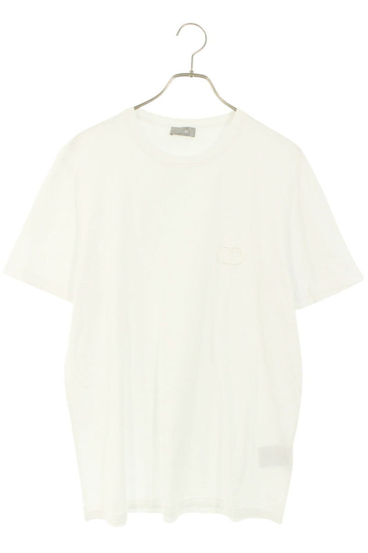 DIOR CD Icon Embroidery Tee White Size L