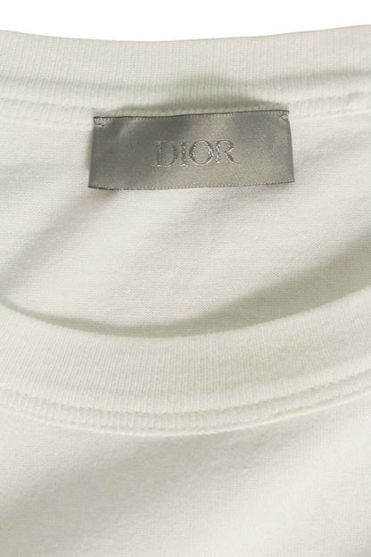 DIOR CD Icon Embroidery Tee White Size L