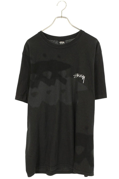 STUSSY 25SS LOW TIDE PIG DYED TEE Black Cotton Size M