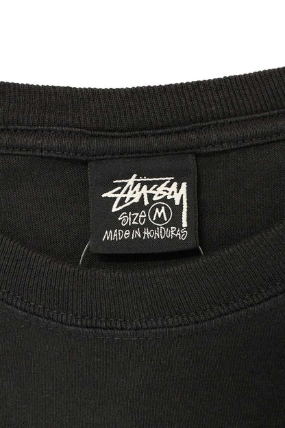 STUSSY 25SS LOW TIDE PIG DYED TEE Black Cotton Size M