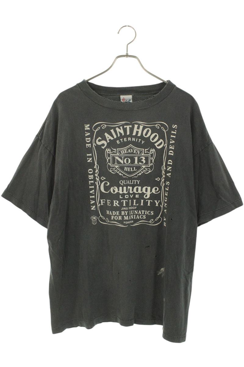 SAINT MICHAEL x NEIGHBORHOOD Tee Black Size XL