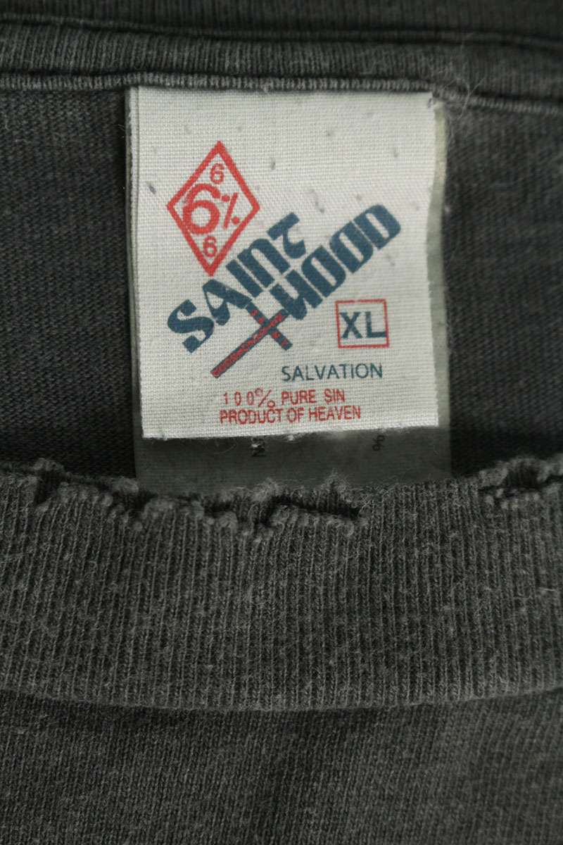 SAINT MICHAEL x NEIGHBORHOOD Tee Black Size XL