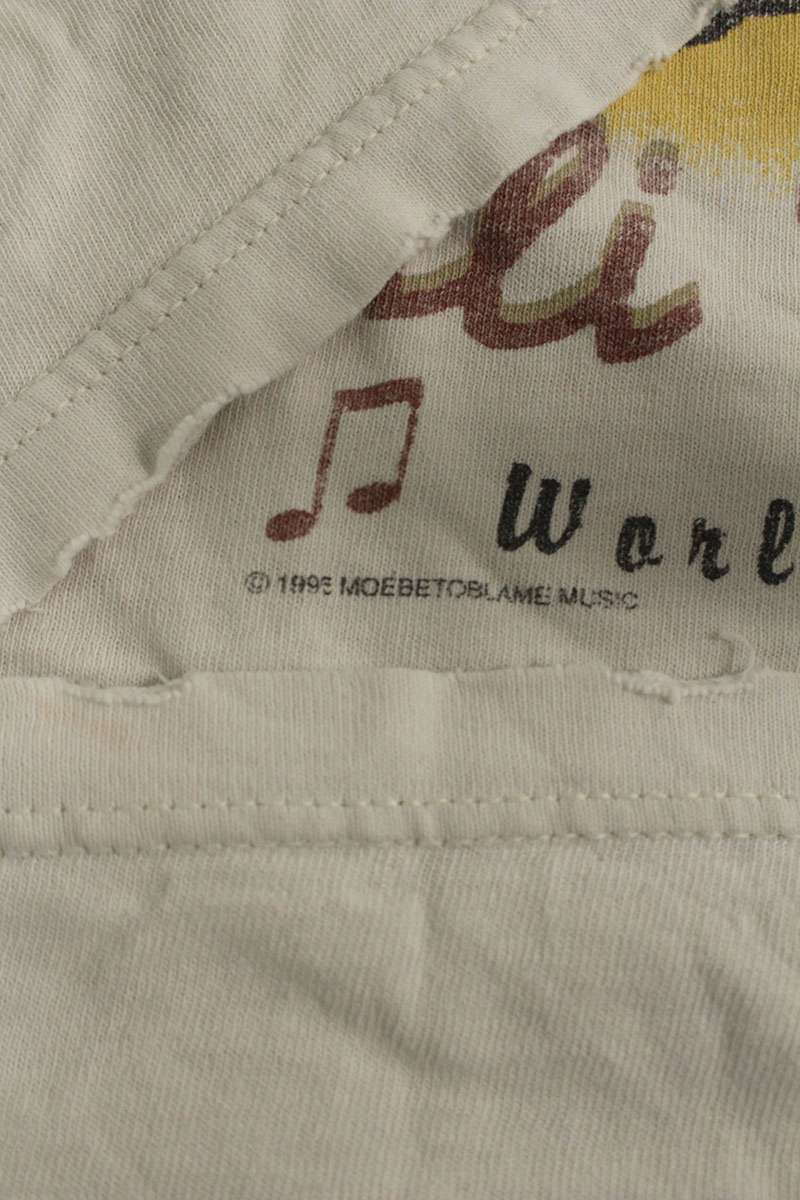 VINTAGE RHCP ONE HOT MINUTE Print T-Shirt White Size L