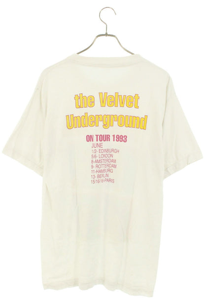 VINTAGE VELVET UNDERGROUND ON TOUR 1993 Print T-Shirt Size S