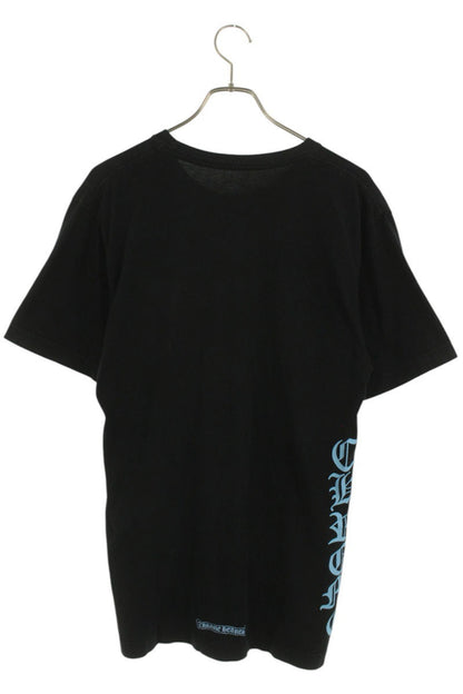 Chrome Hearts Neck Logo Print Tee Black/Blue Size L