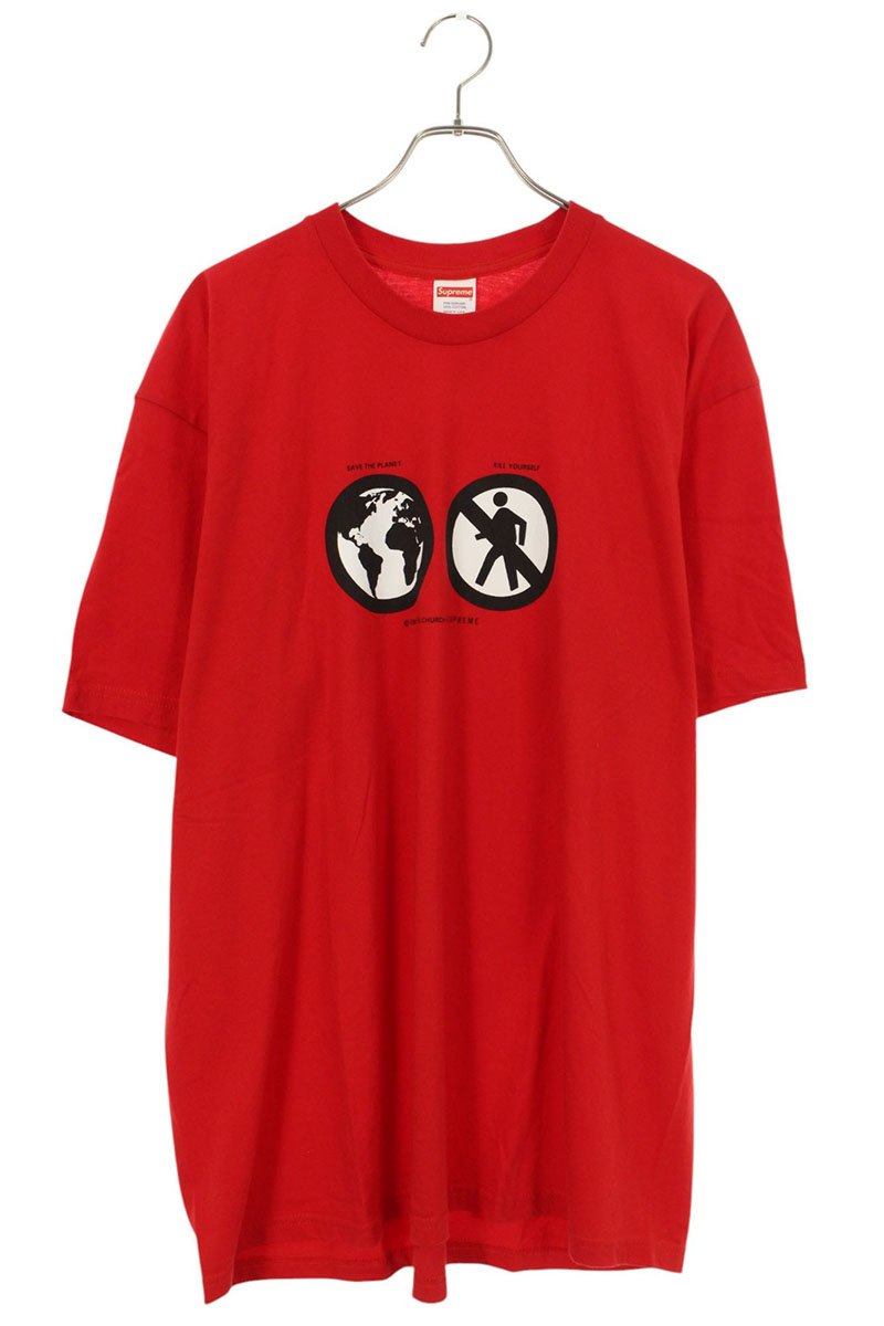 SUPREME 19AW Save The Planet Tee Red Size XL