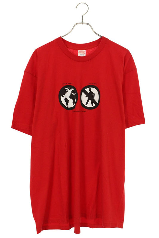 SUPREME 19AW Save The Planet Tee Red Size XL