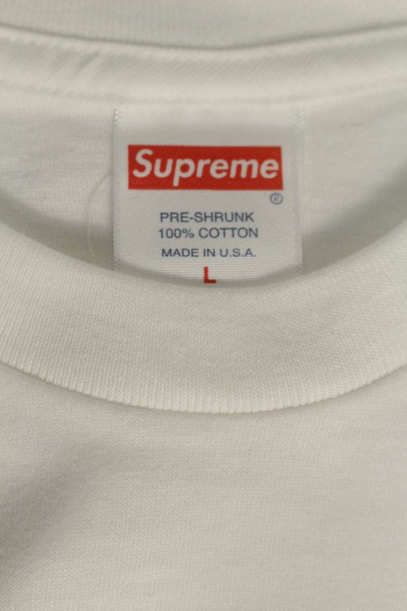 SUPREME 23SS Tonal Box Logo Tee White Size L