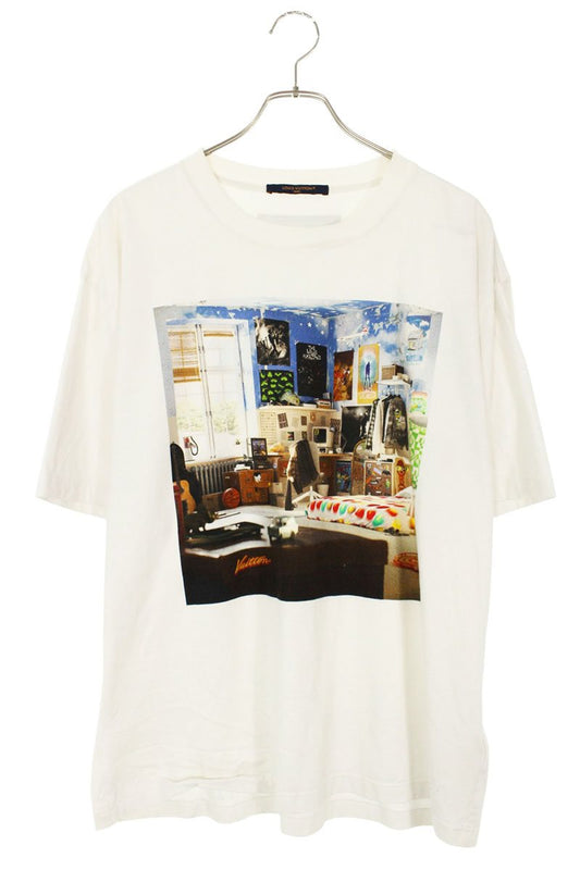 Louis Vuitton Print T-Shirt White Size XXL