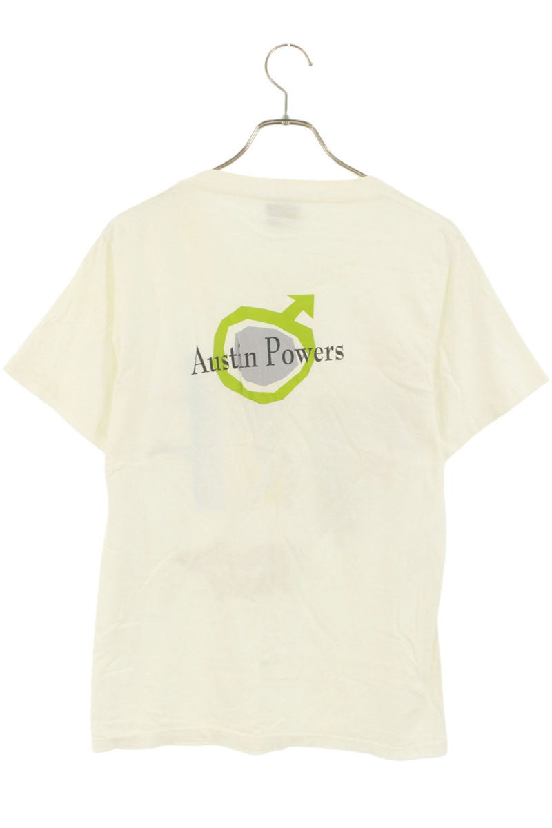 VINTAGE 90s Austin Powers Movie T-Shirt White Cotton Size S
