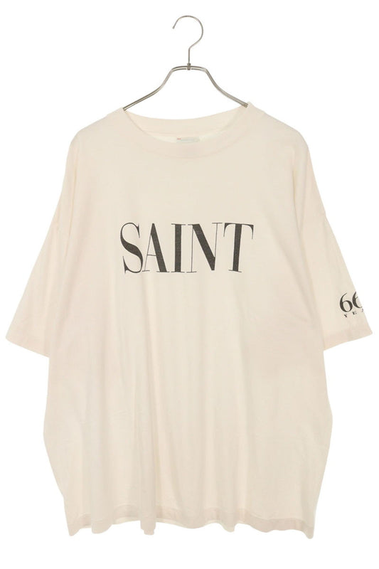 SAINT MICHAEL 24AW SAINT Print Tee White Size XXL