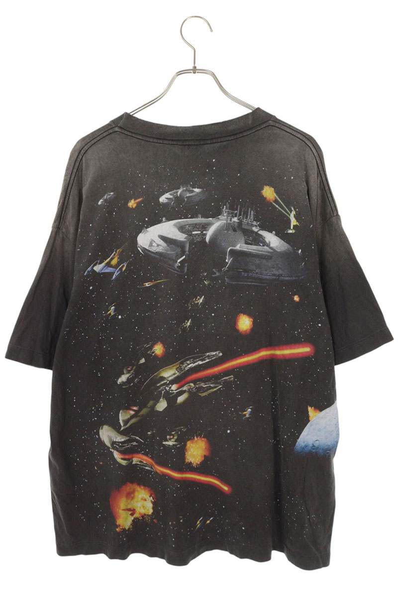SAINT MICHAEL 25SS Movie Print Tee Black Size XL