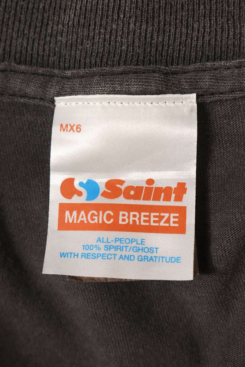 SAINT MICHAEL 25SS Movie Print Tee Black Size XL