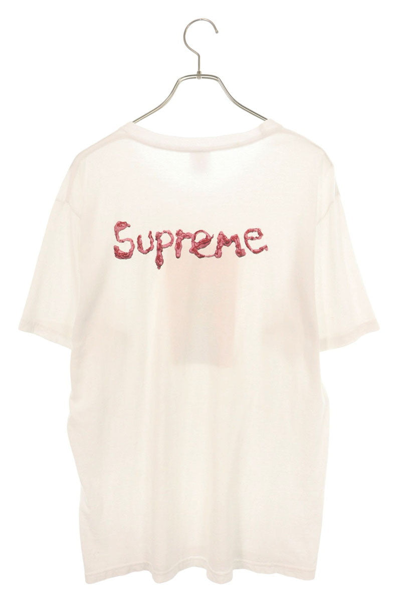 Supreme 17SS Mike Hill Brains Tee Print T-Shirt White Size L