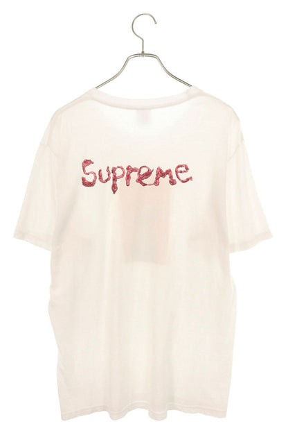 Supreme 17SS Mike Hill Brains Tee Print T-Shirt White Size L