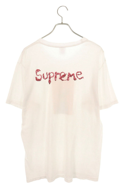 Supreme 17SS Mike Hill Brains Tee Print T-Shirt White Size L
