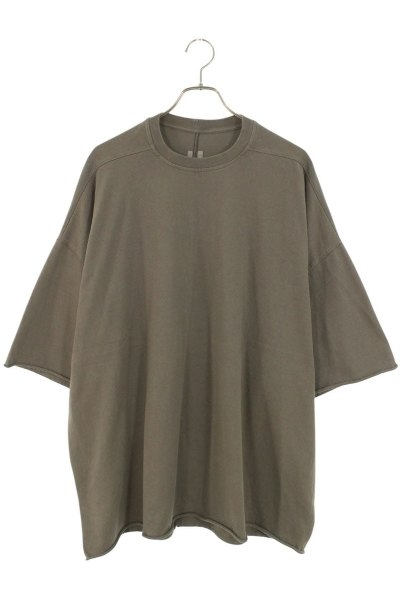 Rick Owens 24SS Oversized T-Shirt Khaki Cotton Size XXL