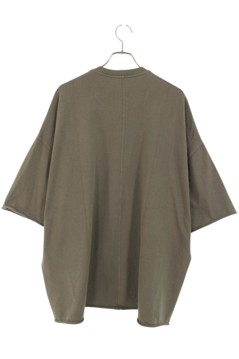 Rick Owens 24SS Oversized T-Shirt Khaki Cotton Size XXL