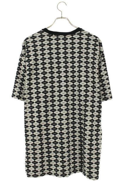 SUPREME 25SS Diamond Jacquard Tee Black/Grey Size XL
