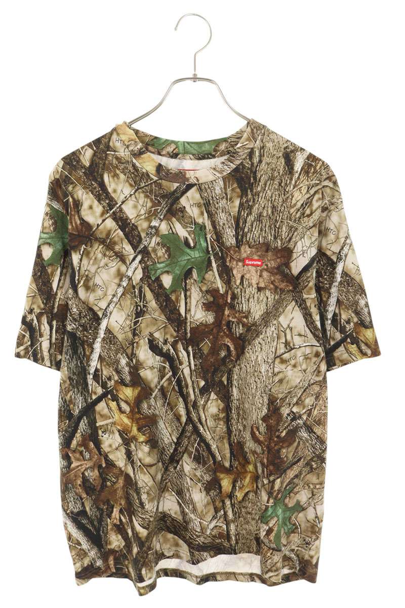 SUPREME 24AW Small Box Tee Camo Beige Size M