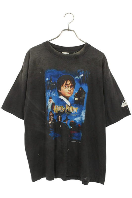 SAINT MICHAEL 25AW Movie Print Tee Black Size XL