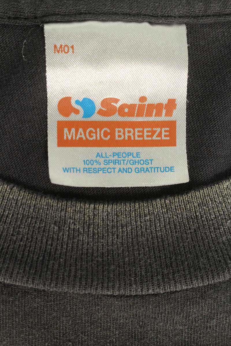 SAINT MICHAEL 25AW Movie Print Tee Black Size XL