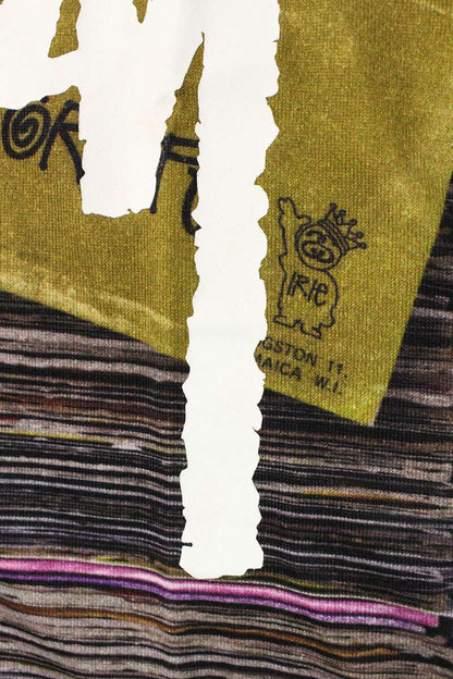STUSSY Record Print T-Shirt Multi Cotton Size XL