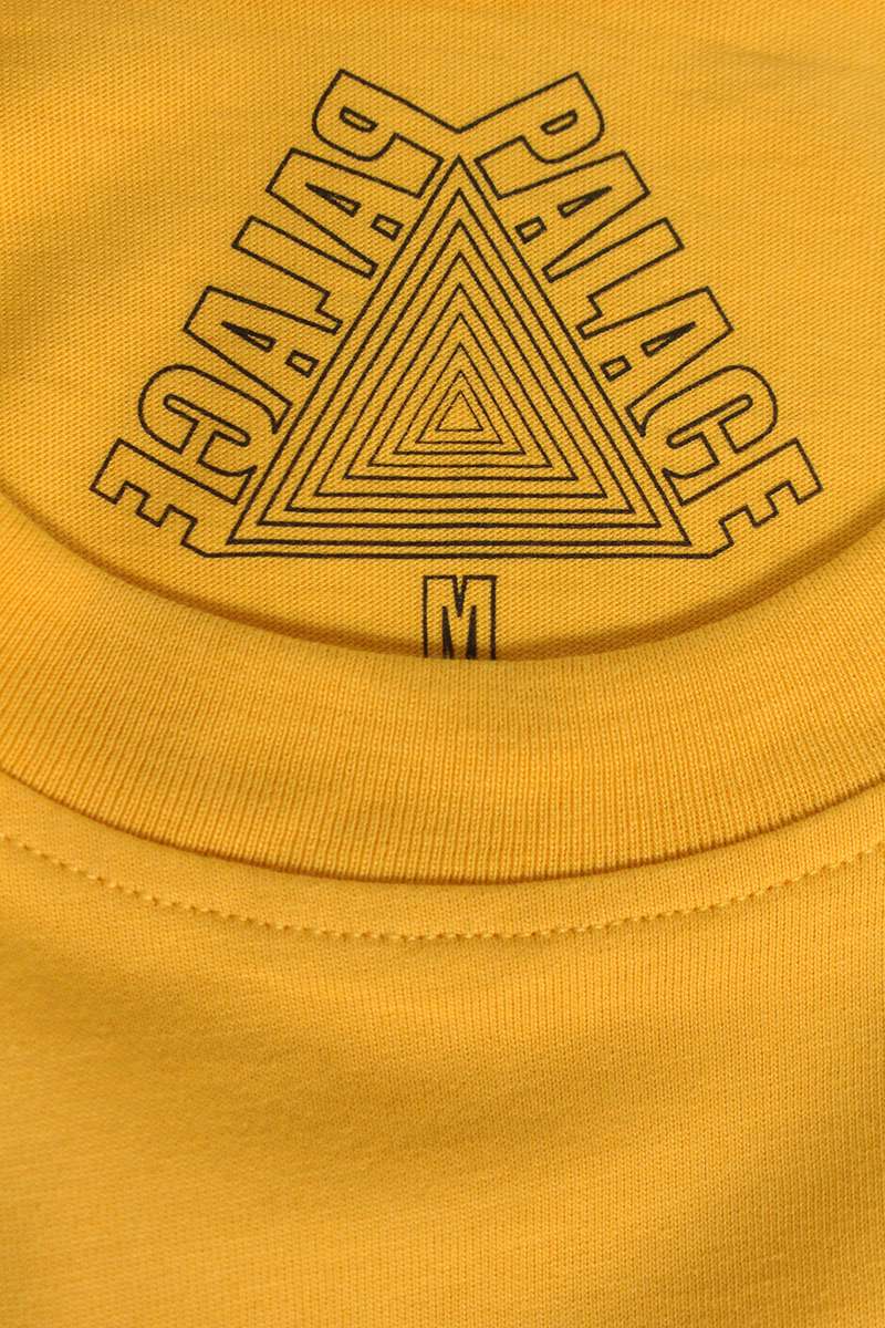 Palace WASHED T-SHIRT Yellow Size M