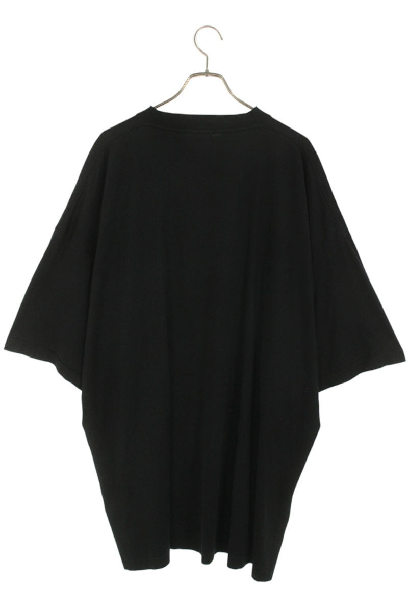 Balenciaga Oversized Cotton T-Shirt Black Size XXL