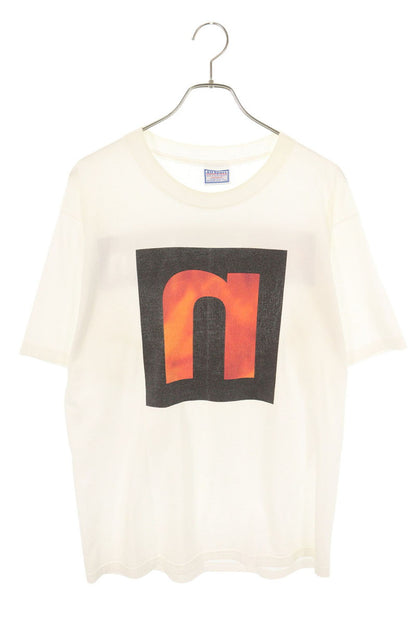 VINTAGE NINE INCH NAILS Broken Print T-Shirt White Size L