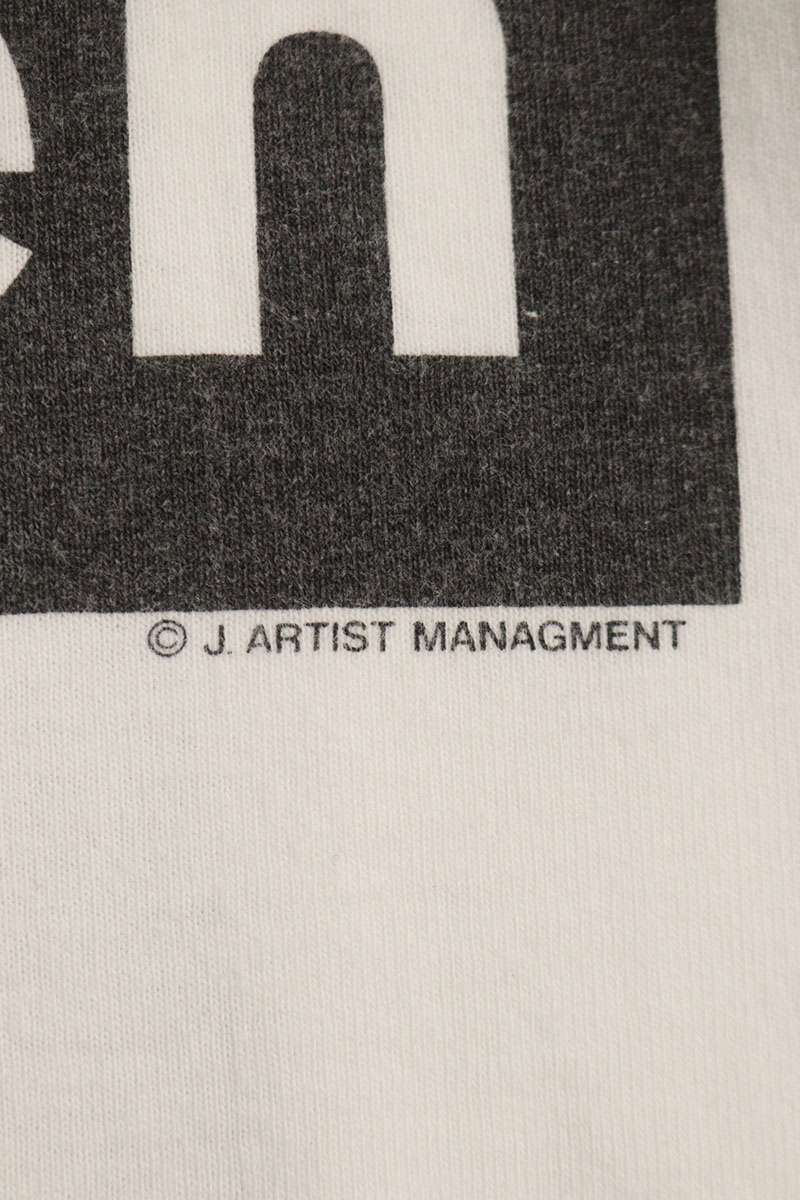 VINTAGE NINE INCH NAILS Broken Print T-Shirt White Size L