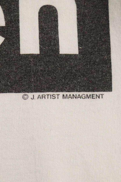 VINTAGE NINE INCH NAILS Broken Print T-Shirt White Size L
