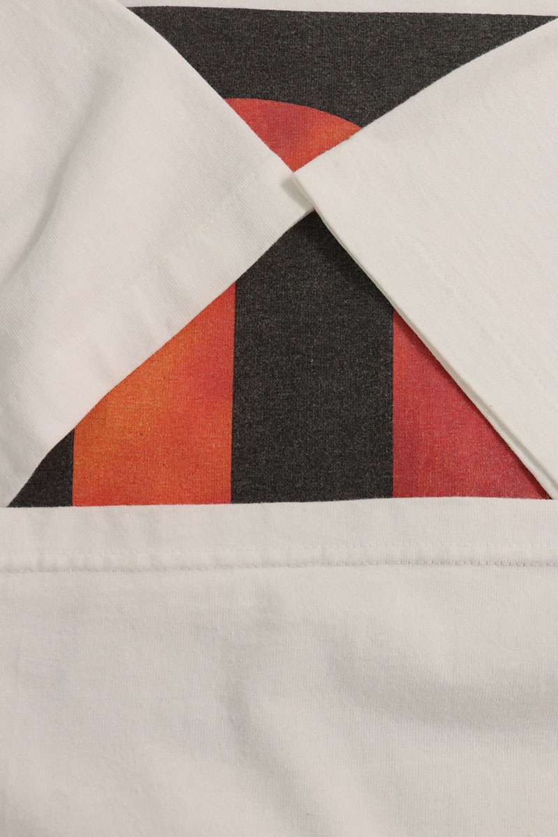 VINTAGE NINE INCH NAILS Broken Print T-Shirt White Size L