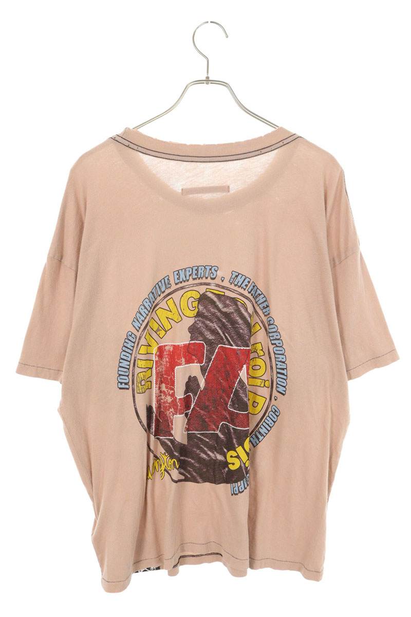 RRR-123 FOUNDING NARRATIVE TEE Distressed Brown 25SS Size L