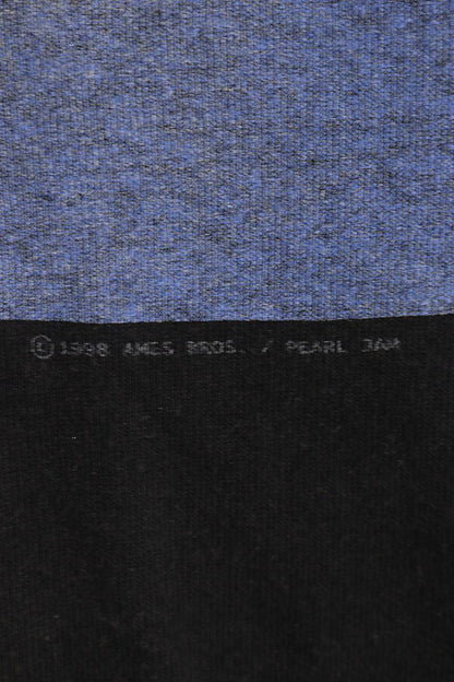 VINTAGE 90s PEARL JAM TIELD TOUR Print T-Shirt Black Size XL