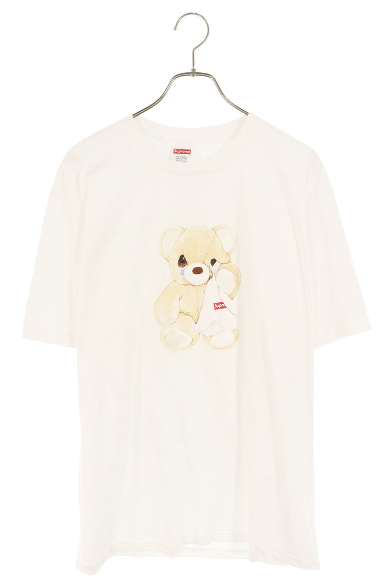 SUPREME 25SS Bear Print Tee White Size L