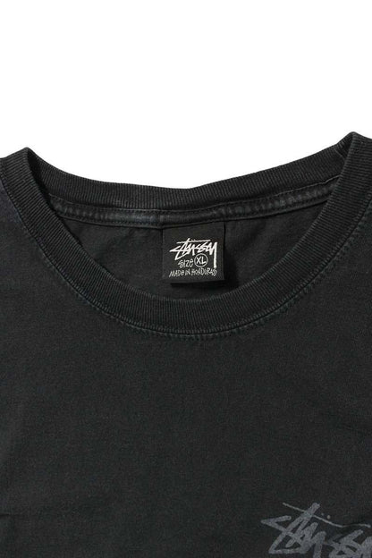 STUSSY Dice Print T-Shirt Gray Size XL