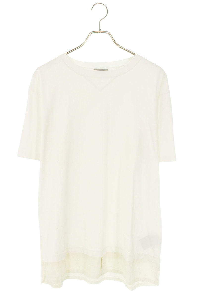 DIOR 21SS Oblique Shirt Layered T-Shirt White Size M