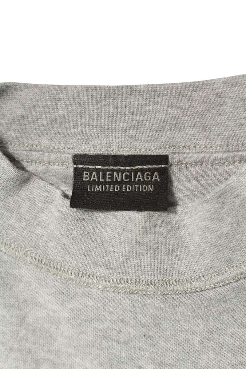Balenciaga Oversized T-Shirt Gray Size M