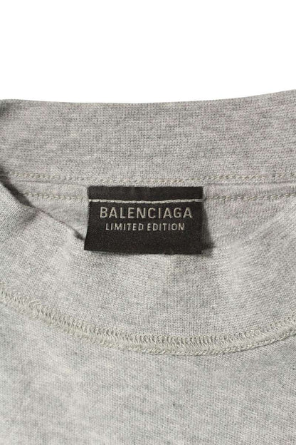 Balenciaga Oversized T-Shirt Gray Size M