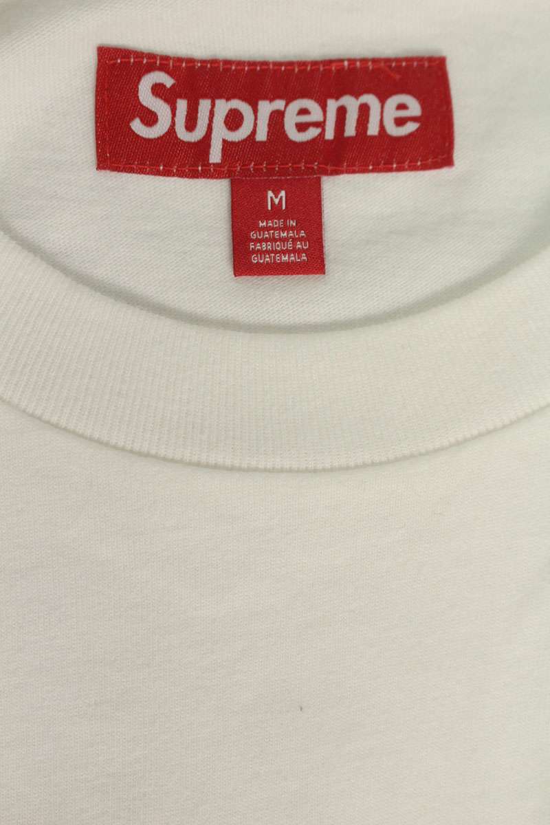 SUPREME 25SS Warm Up Washed Tee White Size M