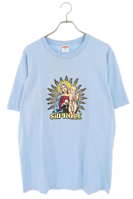 SUPREME 24AW Blood Tee Light Blue Size L