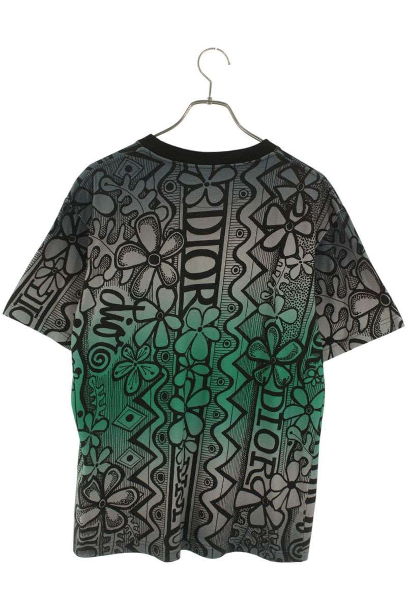 DIOR 20AW DIOR AND SHAWN Floral Print T-Shirt Multi Size M