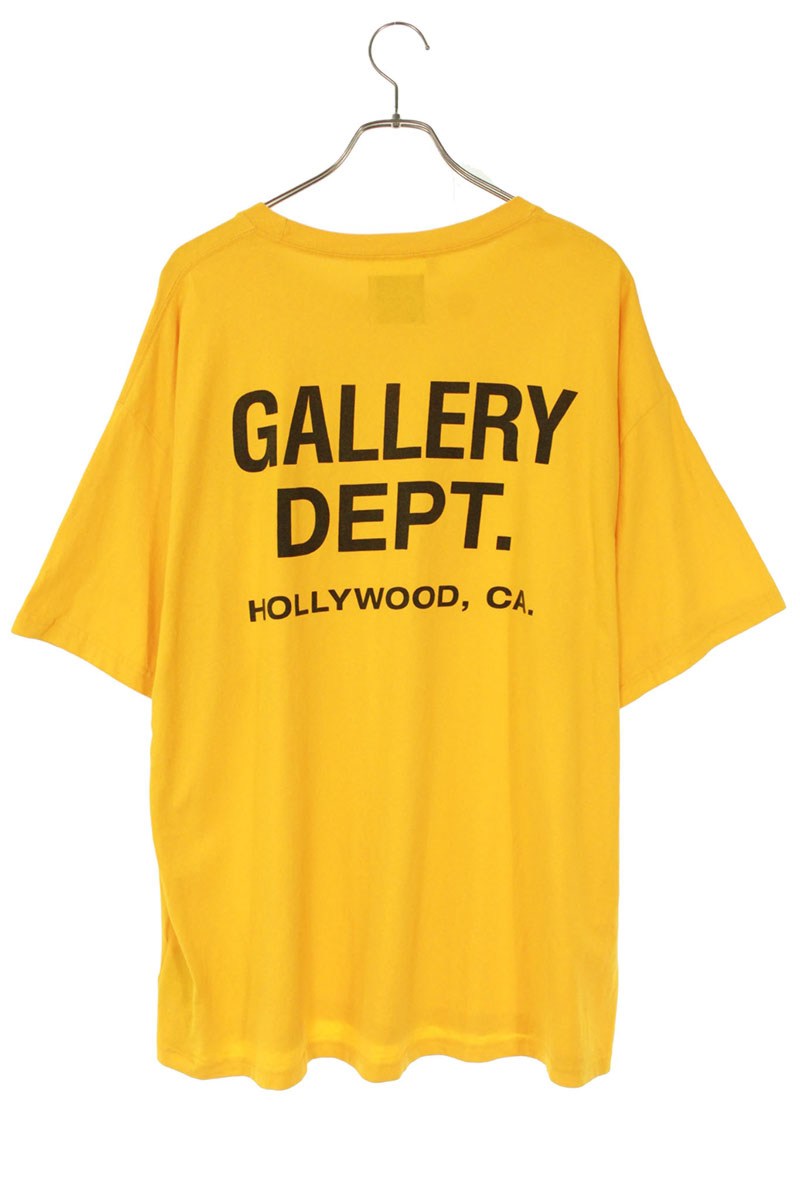 Gallery Dept. Logo Print T-Shirt Orange Size XL