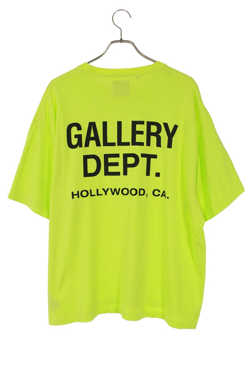 Gallery Dept. Logo Print T-Shirt Green Size XL