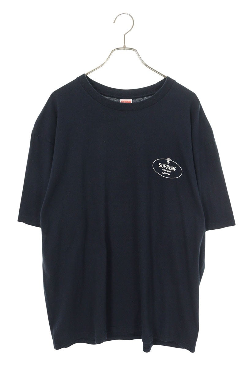 SUPREME 24AW Crest Tee Blue Size XL